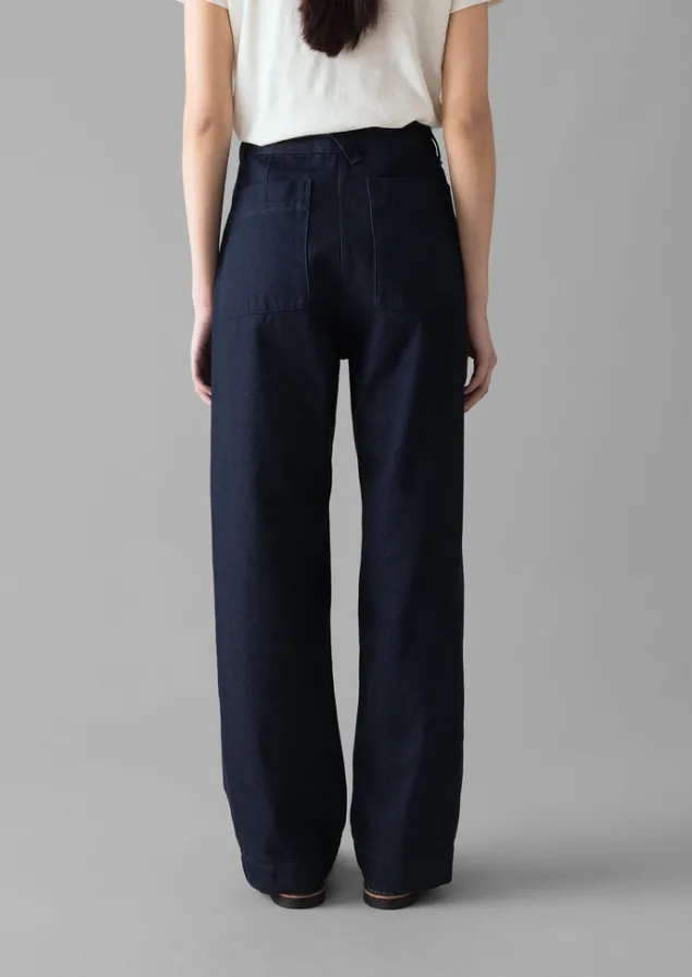 indigo_denim_slim_leg_trousers_18.webp Denim | Workwear-TOAST Denim Slim Leg Trousers Indigo