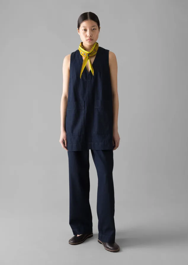 indigo_denim_slim_leg_trousers_2.webp Denim | Workwear-TOAST Denim Slim Leg Trousers Indigo