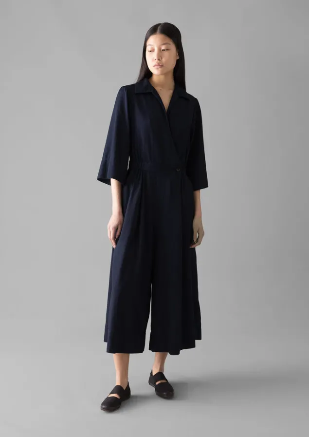 indigo_twill_culotte_jumpsuit_13.webp Jumpsuits | Trousers-TOAST Twill Culotte Jumpsuit Indigo