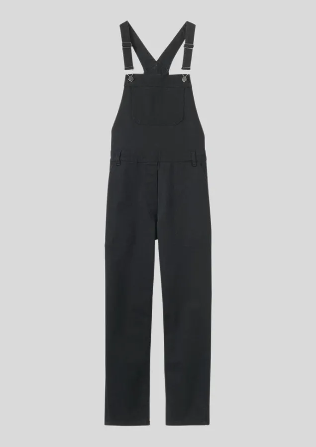 Denim | Jumpsuits-TOAST Jessa Denim Dungarees Black