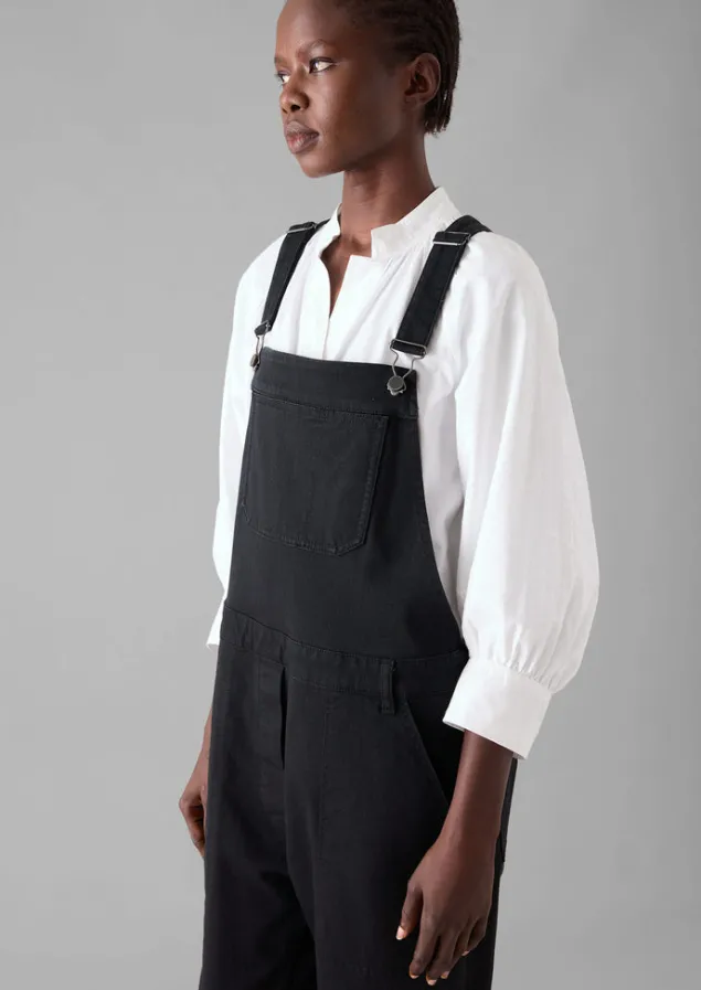 jessa_denim_dungarees_6.webp Denim | Jumpsuits-TOAST Jessa Denim Dungarees Black