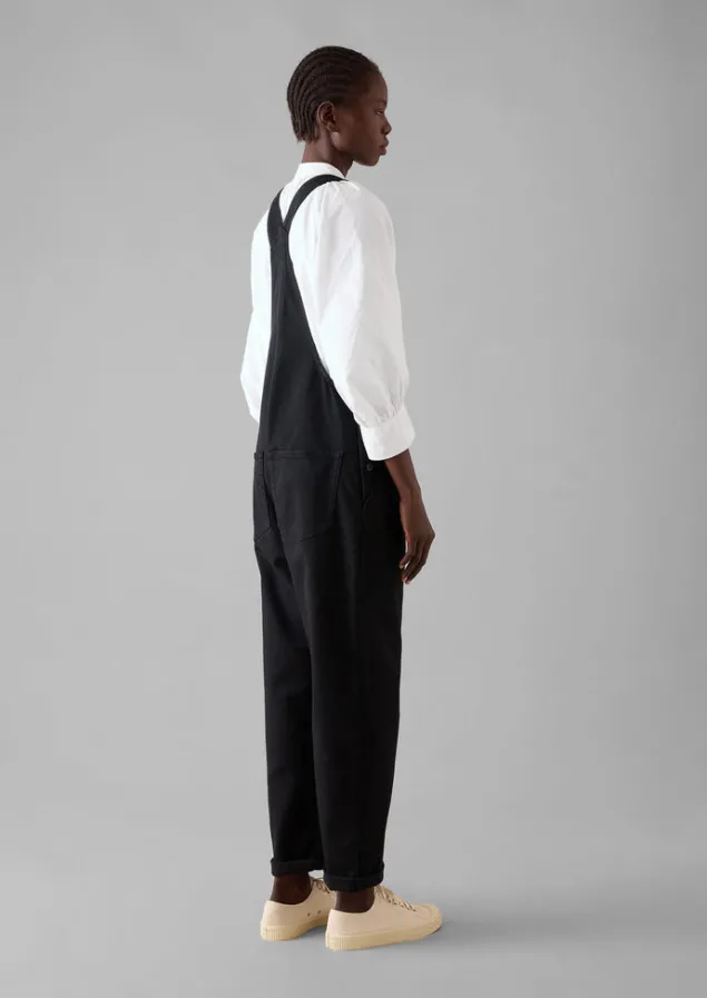 jessa_denim_dungarees_7.webp Denim | Jumpsuits-TOAST Jessa Denim Dungarees Black
