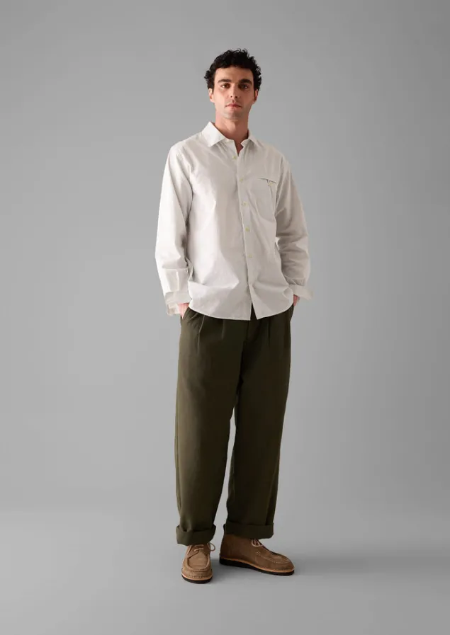 jet_pocket_fine_stripe_cotton_shirt_4.webp Shirts-TOAST Jet Pocket Fine Stripe Cotton Shirt Ecru/Charcoal