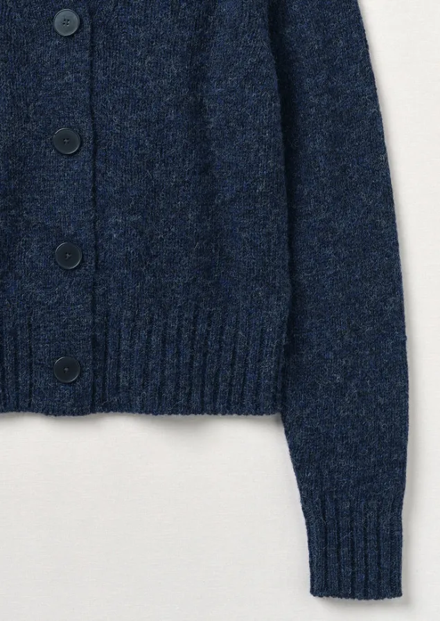 kaia_vneck_wool_cardigan_5.webp Knitwear-TOAST Kaia V-Neck Wool Cardigan NavyMelange