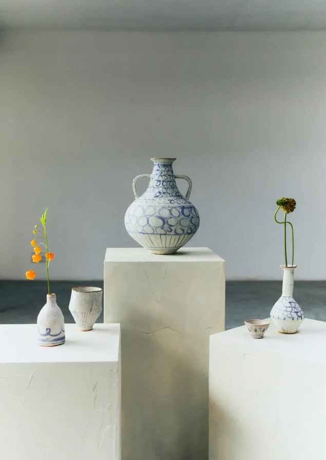 Decorative Pieces | Ceramics-TOAST Kate Semple Script Flask