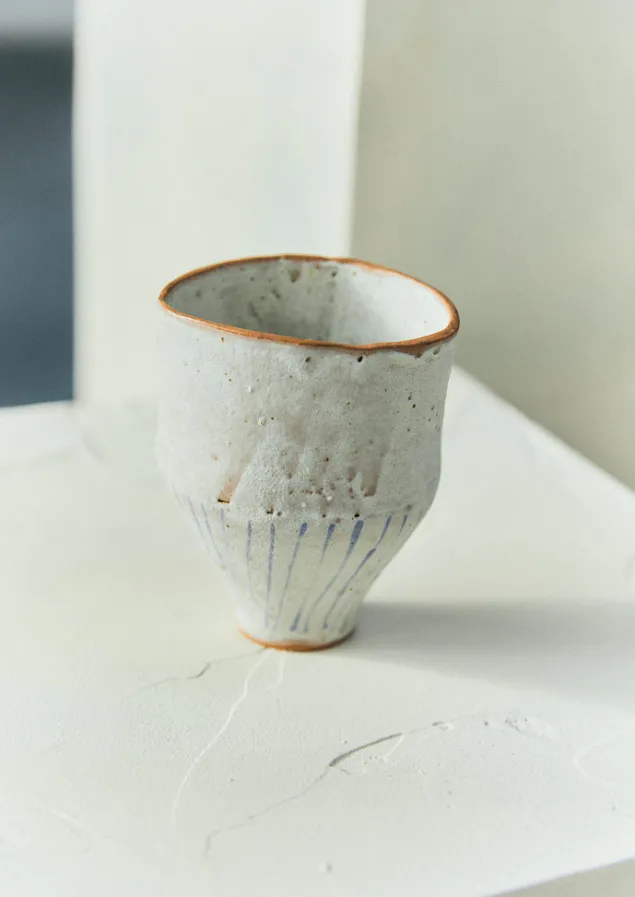 Decorative Pieces | Ceramics-TOAST Kate Semple Tall Lines Beaker