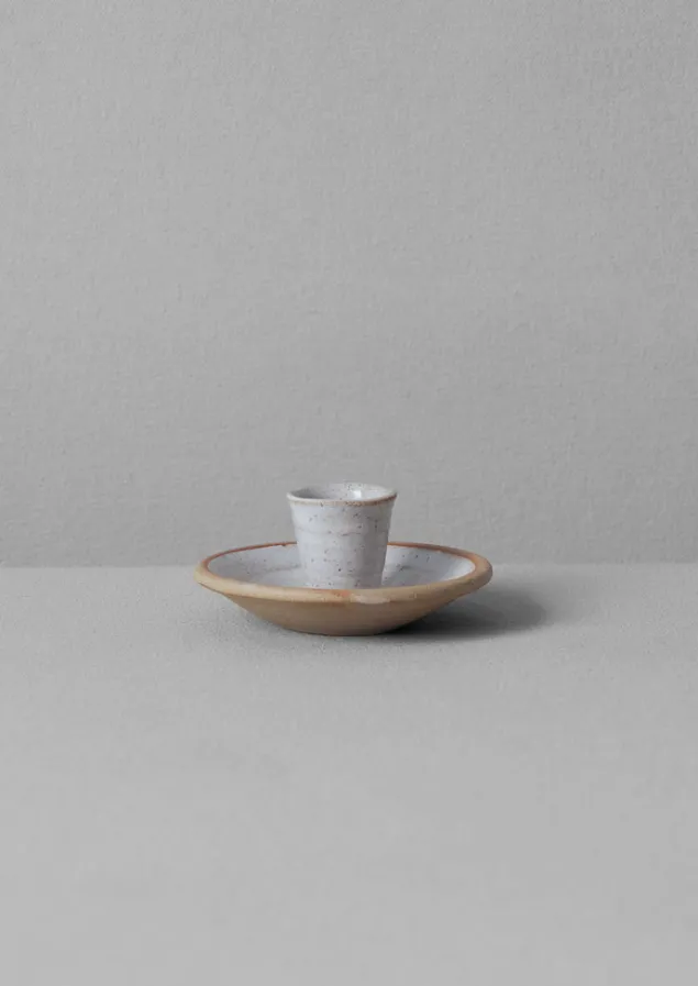 lily_pearmain_dinner_candle_holder_4-1.webp Decorative Pieces | Ceramics-TOAST Lily Pearmain Dinner Candle Holder White