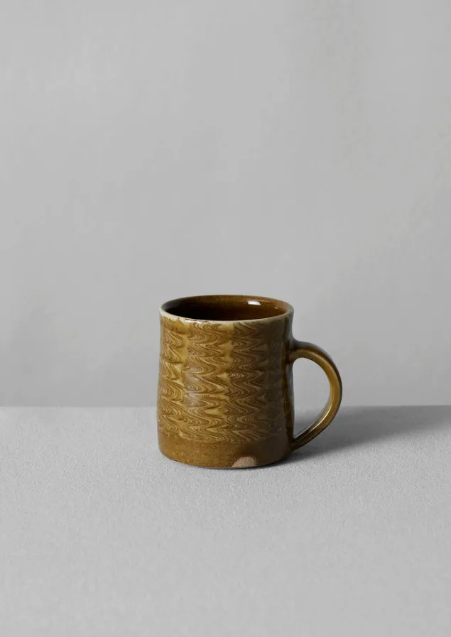 lily_pearmain_ripple_mug_2-1.webp Ceramics | Tableware-TOAST Lily Pearmain Ripple Mug Ochre