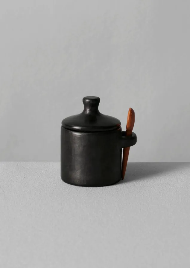 Ceramics | Kitchen-TOAST Longpi Seasoning Pot BlackClay