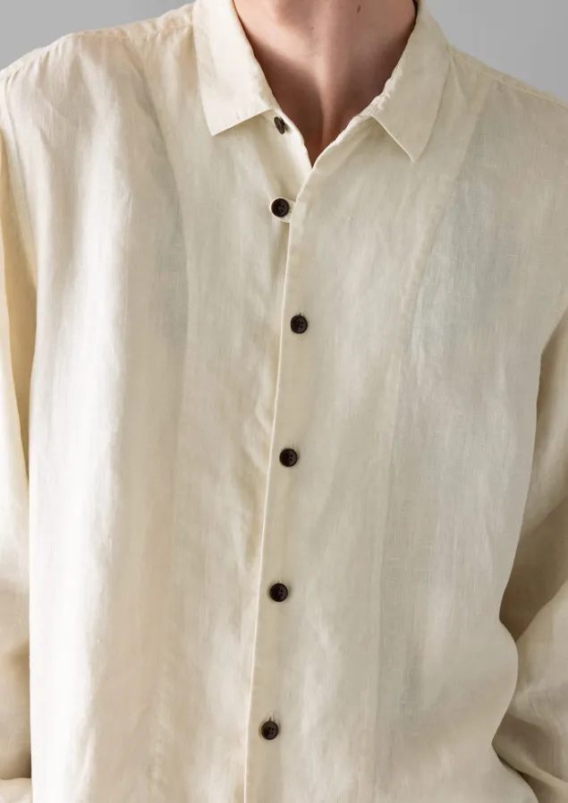 loop_button_linen_shirt_5.webp Linen | Shirts-TOAST Loop Button Linen Shirt Parchment