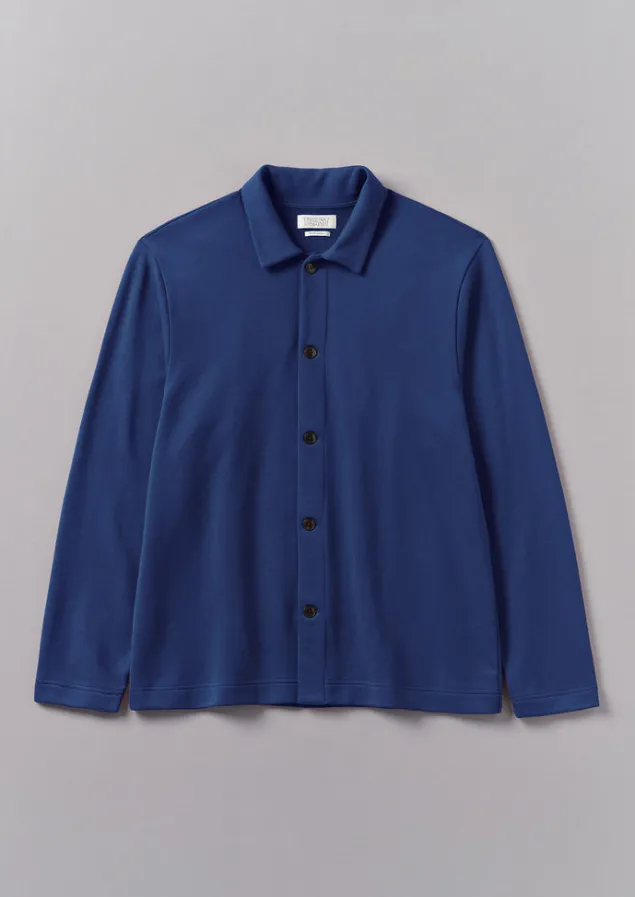 Tops & Tees | Shirts-TOAST Loopback Organic Cotton Jersey Shirt WorkwearBlue