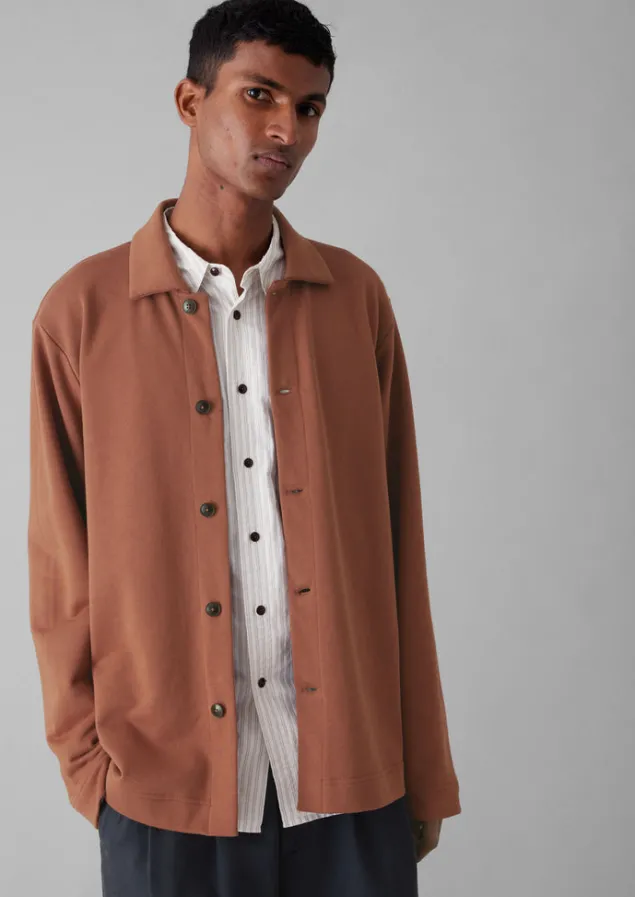 loopback_organic_cotton_jersey_shirt_5.webp Tops & Tees | Shirts-TOAST Loopback Organic Cotton Jersey Shirt RedGranite