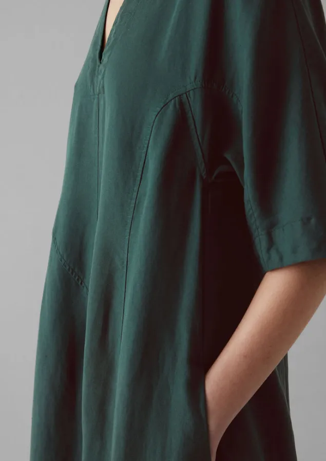 lyocell_linen_herringbone_panel_dress_2-1.webp Linen | Dresses-TOAST Lyocell Linen Herringbone Panel Dress Scarab
