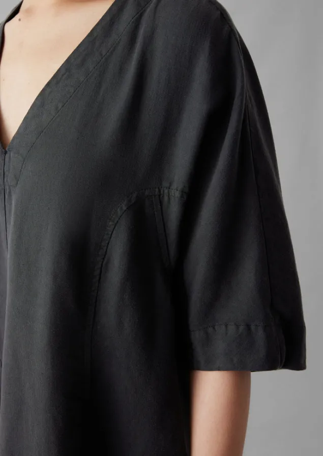 lyocell_linen_herringbone_panel_dress_6.webp Linen | Dresses-TOAST Lyocell Linen Herringbone Panel Dress Basalt