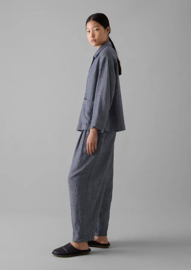 minako_cotton_linen_twill_trousers_8.webp Linen | Loungewear-TOAST Minako Cotton Linen Twill Trousers IndigoBlue