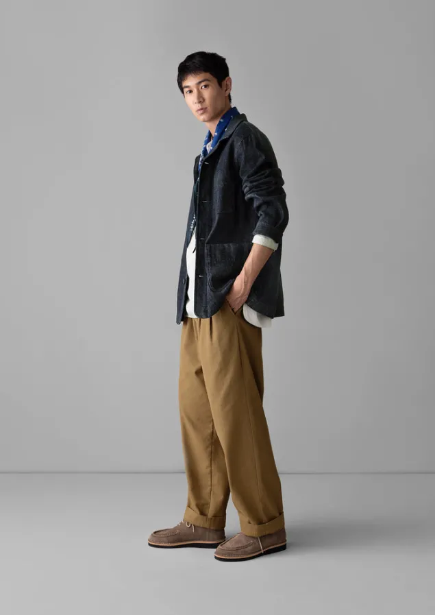 monty_japanese_denim_jacket_2.webp Denim | Workwear-TOAST Monty Japanese Denim Jacket Indigo