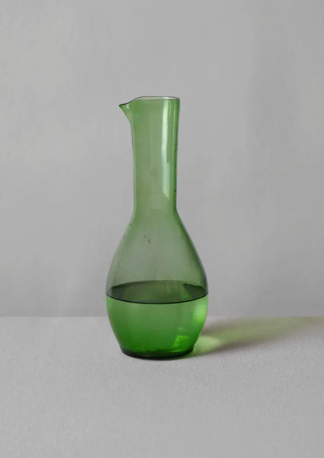 Glass | Tableware-TOAST Moroccan Glass Carafe Green
