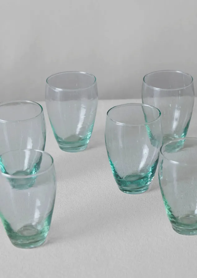 moroccan_glasses_set_5.webp Glass | Kitchen-TOAST Moroccan Glasses Set Clear