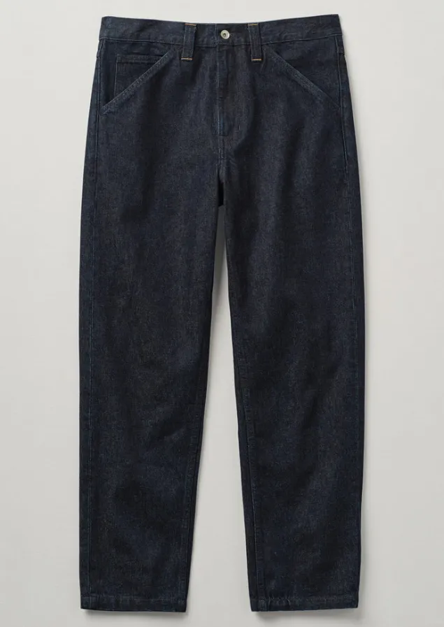 Denim | Workwear-TOAST Norv Organic Cotton Tapered Jeans DarkIndigo