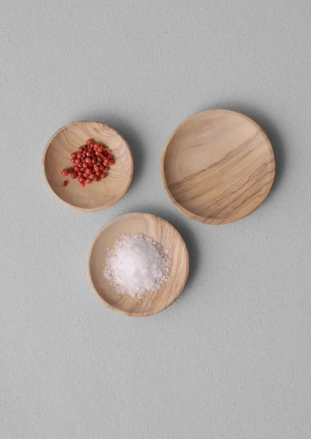 olive_wood_pinch_pot_set_2.webp Kitchen | Tableware-TOAST Olive Wood Pinch Pot Set NaturalWood