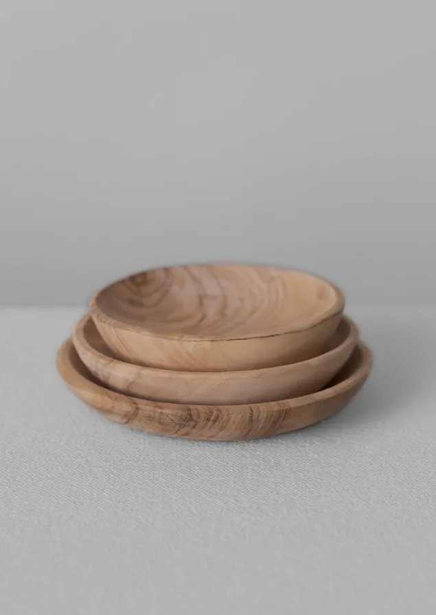 olive_wood_pinch_pot_set_4.webp Kitchen | Tableware-TOAST Olive Wood Pinch Pot Set NaturalWood