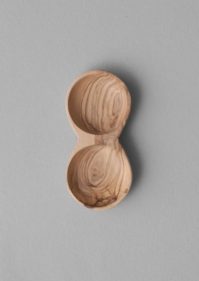 Tableware-TOAST Olive Wood Seasoning Pinch Pot NaturalWood