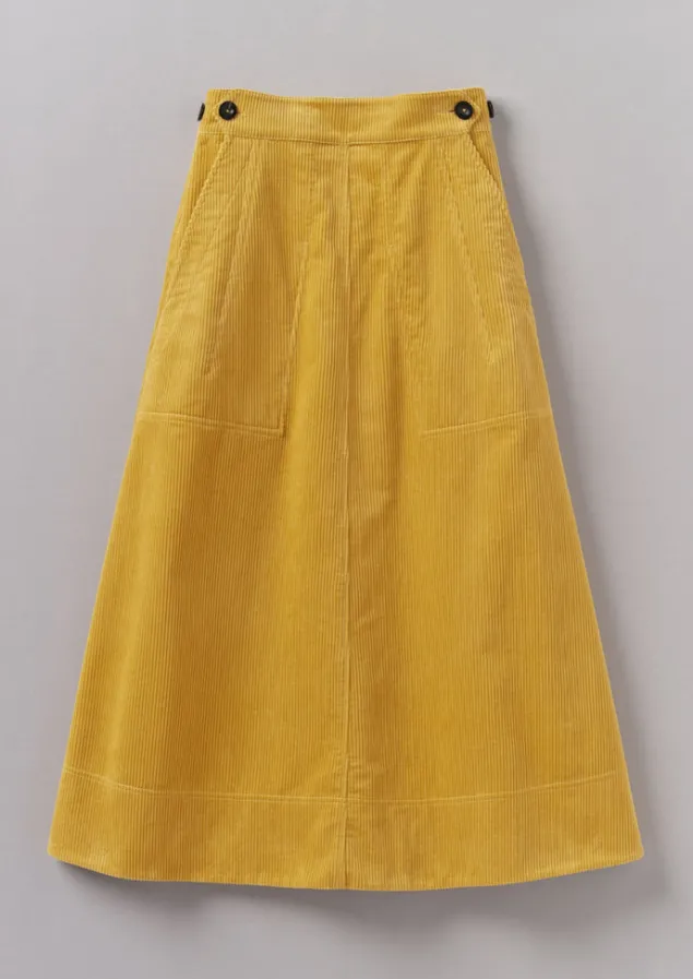 organic_cord_a_line_skirt_5-1.webp Cord | Workwear-TOAST Organic Cord A Line Skirt Heliodor