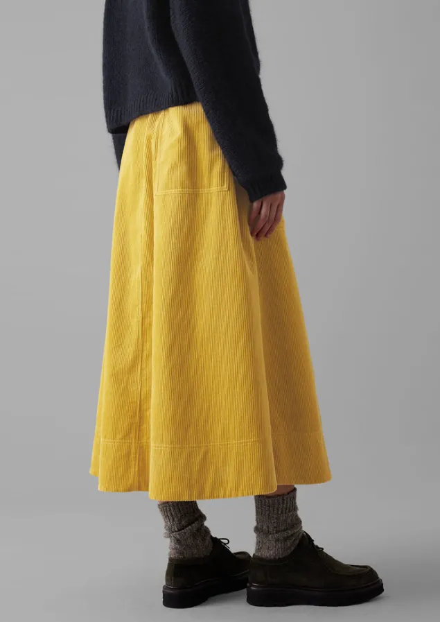 organic_cord_a_line_skirt_7-1.webp Cord | Workwear-TOAST Organic Cord A Line Skirt Heliodor