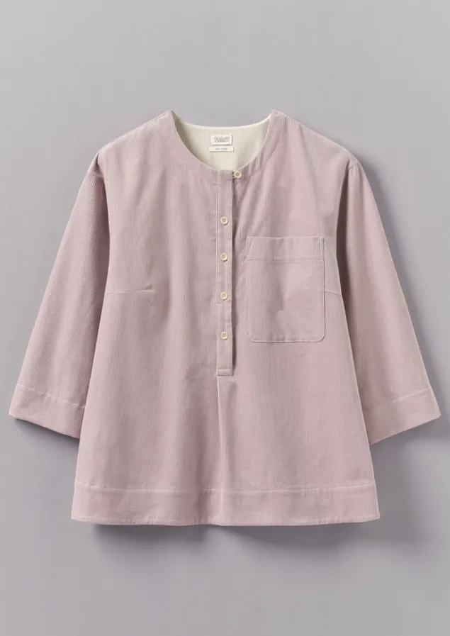 Cord | Loungewear-TOAST Organic Cord Patch Pocket Shirt WoodLilac