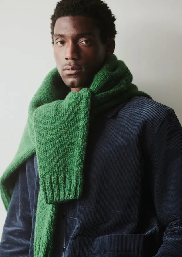 Cord | Coats & Jackets-TOAST Organic Cord Point Collar Jacket DustyNavy