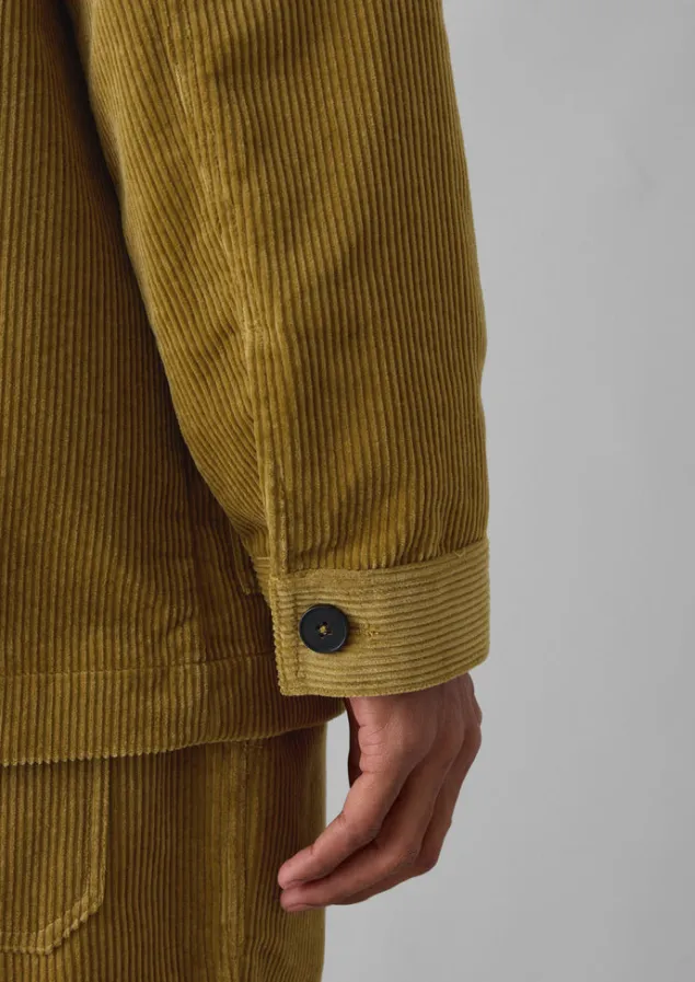 organic_cord_point_collar_jacket_2.webp Cord | Coats & Jackets-TOAST Organic Cord Point Collar Jacket GoldenSand