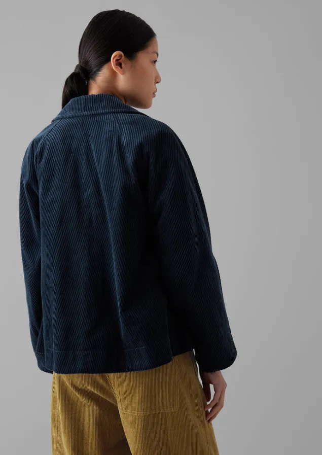 organic_cord_swingy_jacket_4.webp Cord | Workwear-TOAST Organic Cord Swingy Jacket DustyNavy