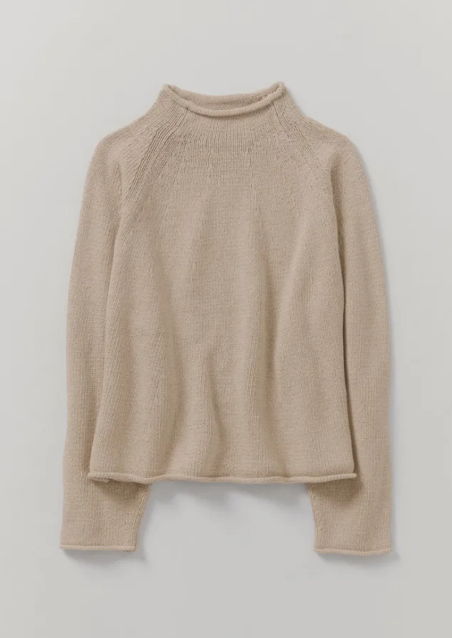 Linen | Jersey-TOAST Organic Cotton Linen Easy Sweater Parchment