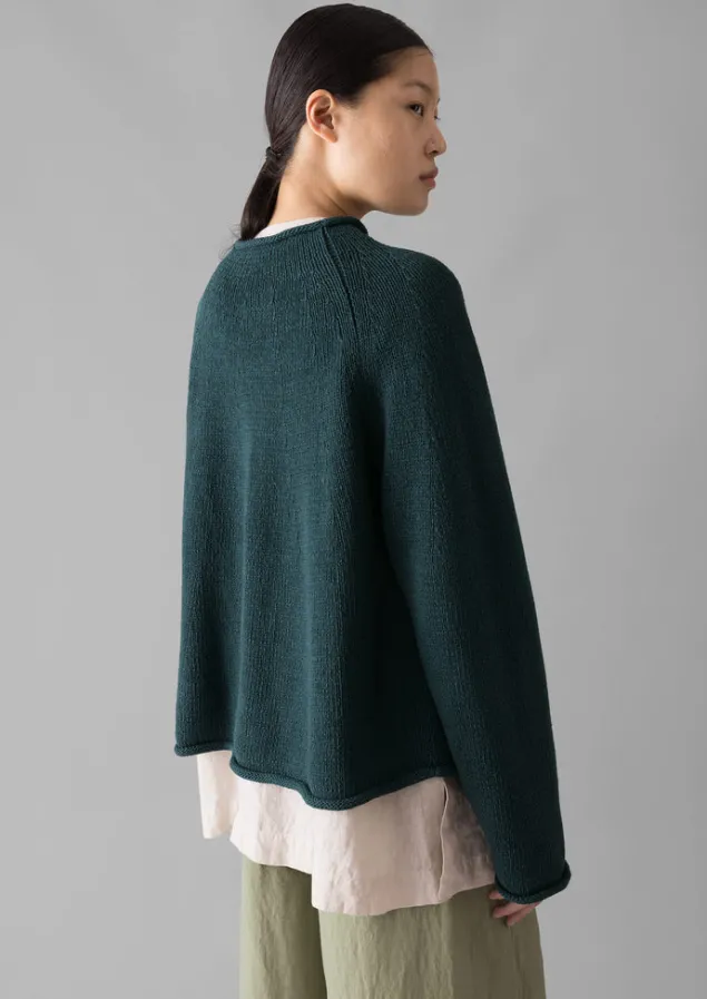 Linen | Jersey-TOAST Organic Cotton Linen Easy Sweater Puck