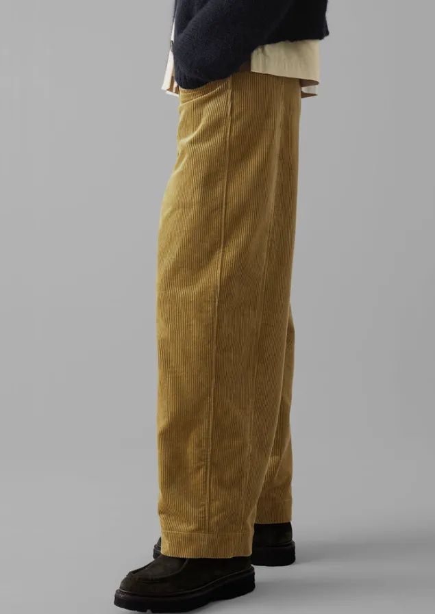panelled_organic_cord_trousers_10.webp Cord | Workwear-TOAST Panelled Organic Cord Trousers GoldenSand