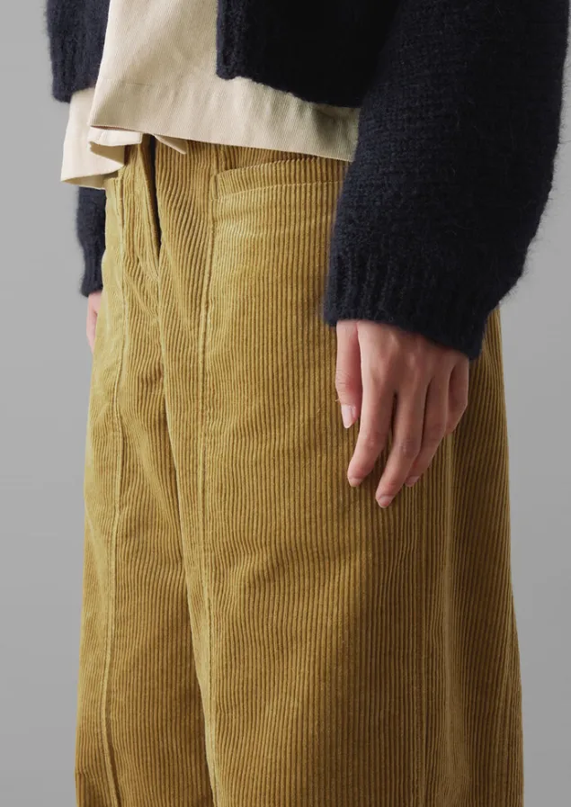 panelled_organic_cord_trousers_5.webp Cord | Workwear-TOAST Panelled Organic Cord Trousers GoldenSand