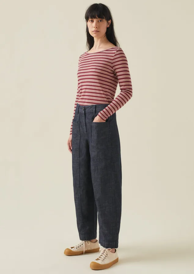 panelled_organic_indigo_denim_trousers_7.webp Denim | Workwear-TOAST Panelled Organic Denim Trousers Indigo