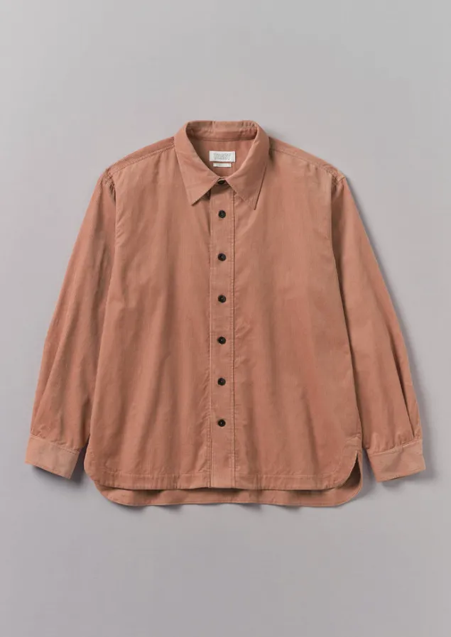 point_collar_organic_cord_shirt_6.webp Cord | Shirts-TOAST Point Collar Organic Cord Shirt RoseQuartz