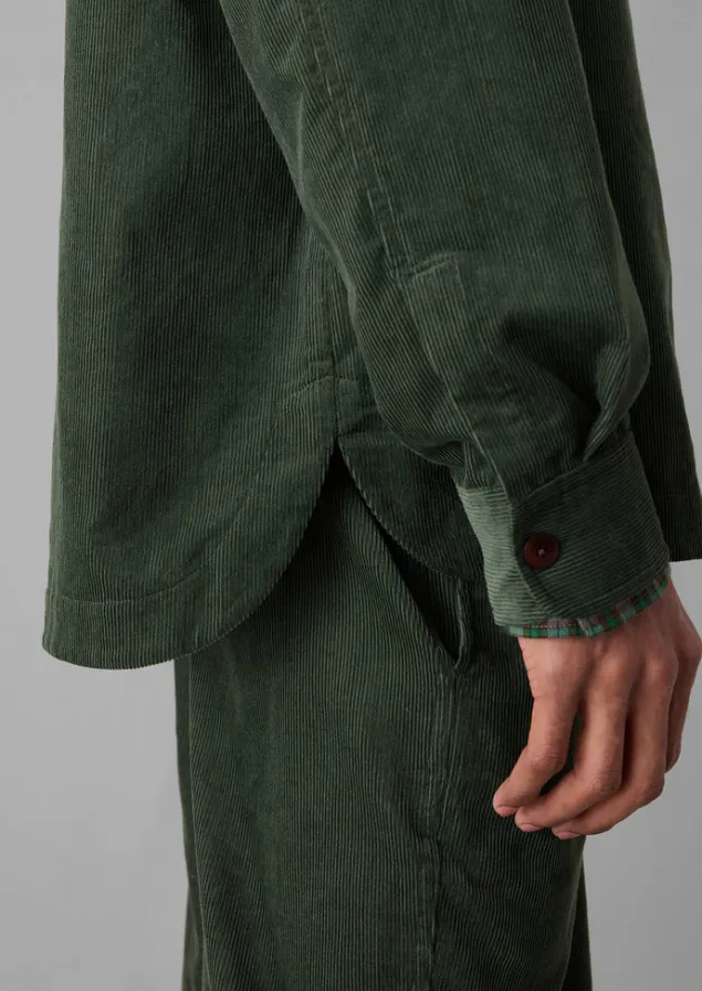 point_collar_organic_cord_shirt_7-1.webp Cord | Shirts-TOAST Point Collar Organic Cord Shirt DarkMineralGreen