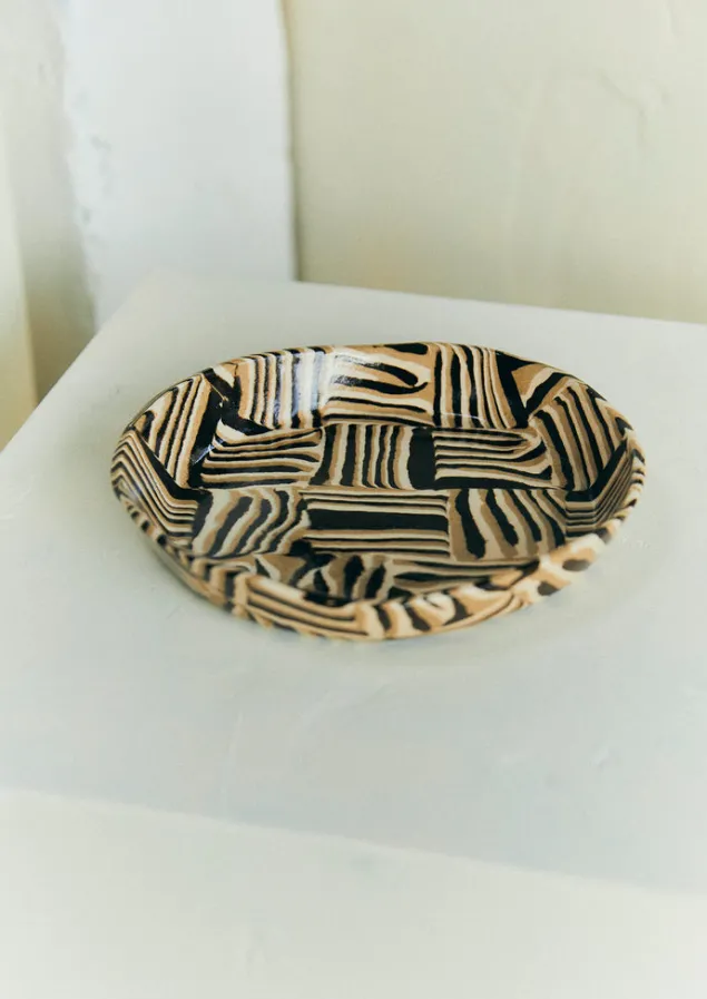 Decorative Pieces | Ceramics-TOAST Polly Liu Serving Dish BrownMulti