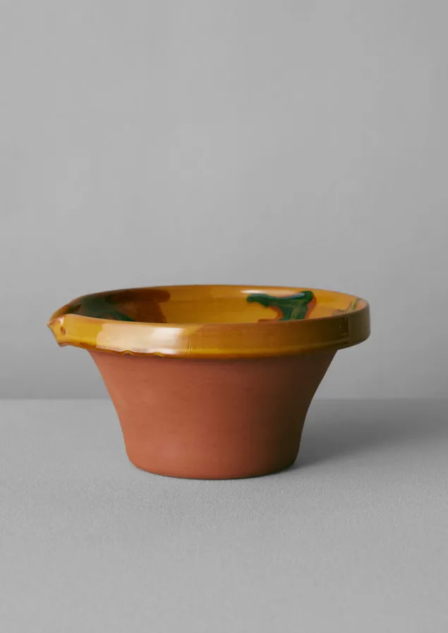 Ceramics | Tableware-TOAST Poterie Barbotine Marbled Pouring Bowl Honey