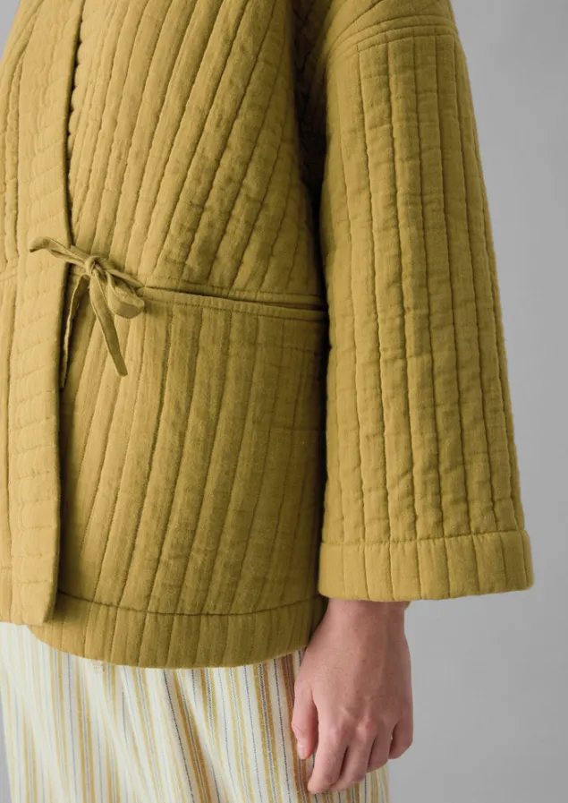 quilted_cotton_gown_7.webp Gowns | Nightwear-TOAST Quilted Cotton Gown SoftOlive