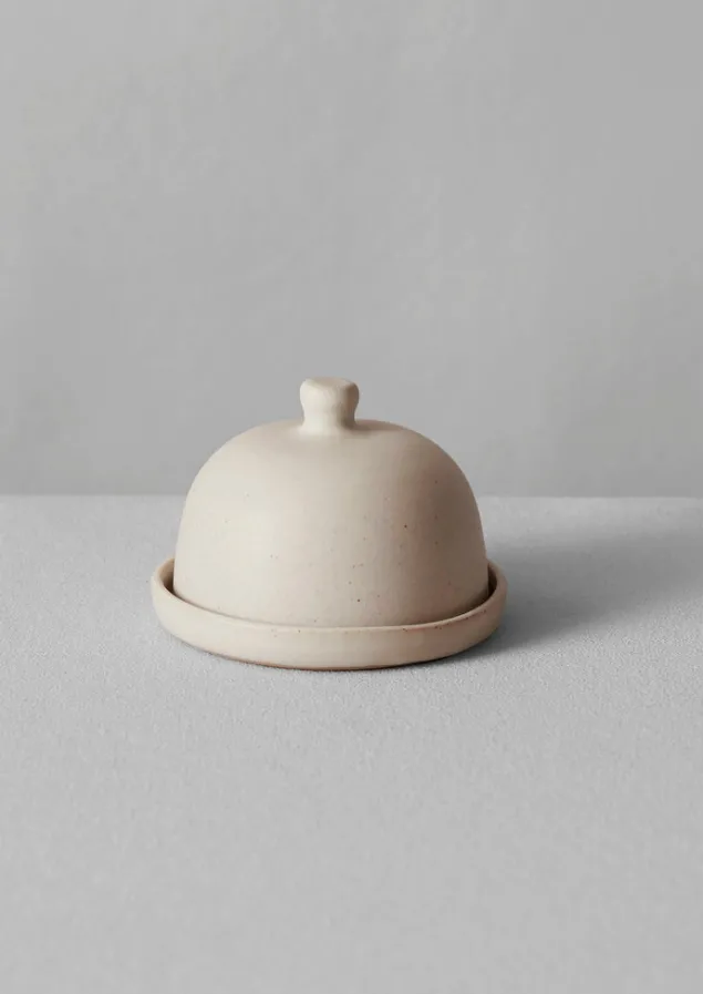 Ceramics | Kitchen-TOAST Rebecca Williams Butter Dish MatteWhite