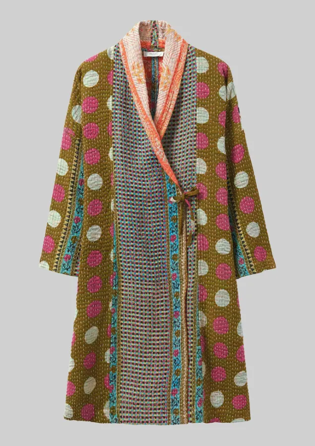 Gowns | Nightwear-TOAST Repurposed Kantha Coat Multis