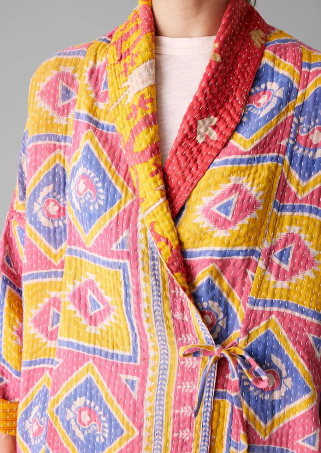 Gowns | Nightwear-TOAST Repurposed Kantha Coat Multis