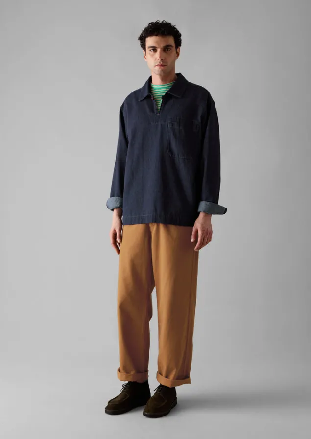 rory_garment_dyed_trousers_10.webp Workwear | Trousers-TOAST Rory Garment Dyed Trousers Sandstone