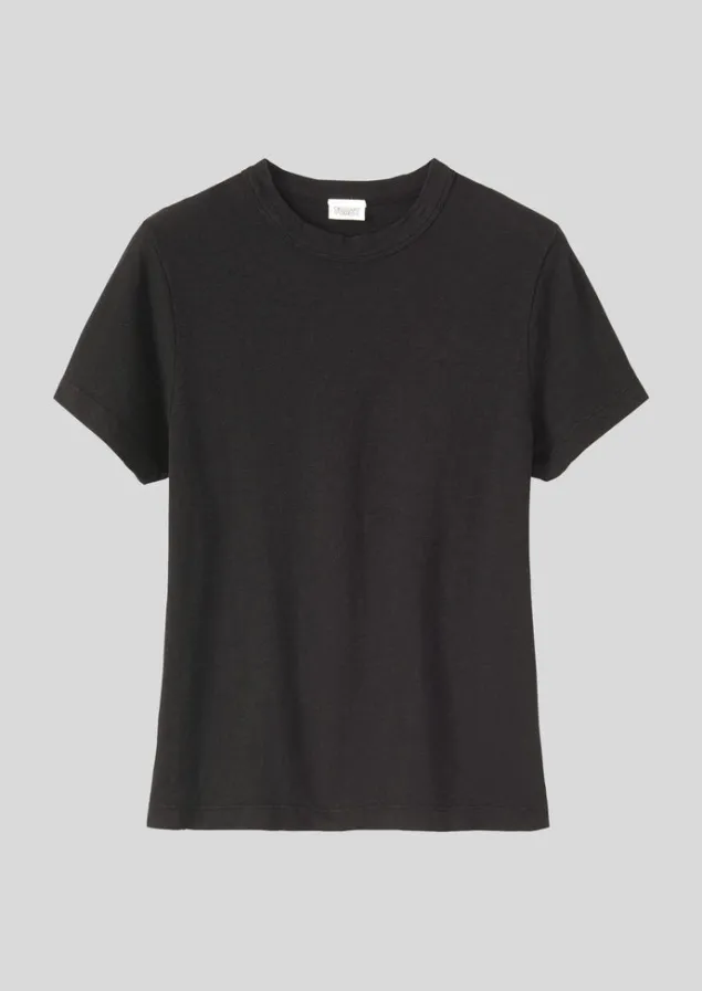 Jersey | Tops & Tees-TOAST Sadie Organic Cotton Boy Tee CarbonBlack