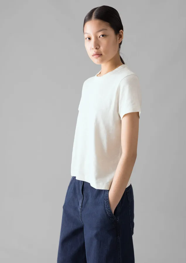 Jersey | Tops & Tees-TOAST Sadie Organic Cotton Boy Tee Chalk