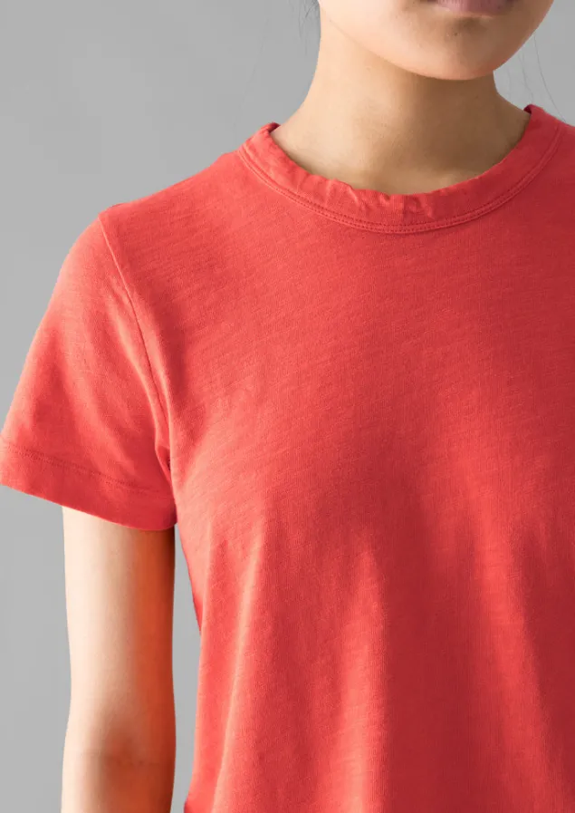 sadie_organic_cotton_boy_tee_7.webp Jersey | Tops & Tees-TOAST Sadie Organic Cotton Boy Tee Poppy