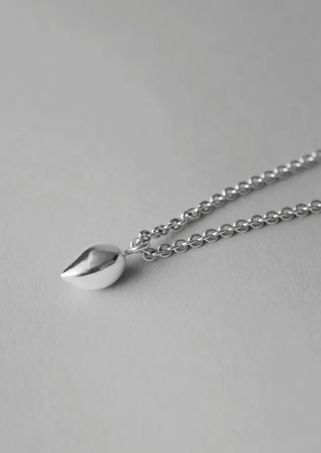 Jewellery-TOAST Sally Lacock Pod Pendant Necklace Silver